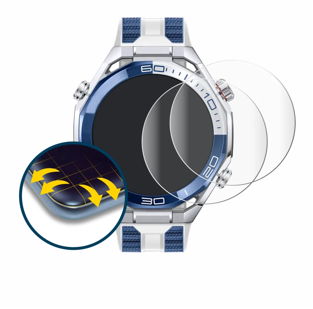 Image of the device Huawei Watch Ultimate 2 Blue with a wide variety of screen protectors.