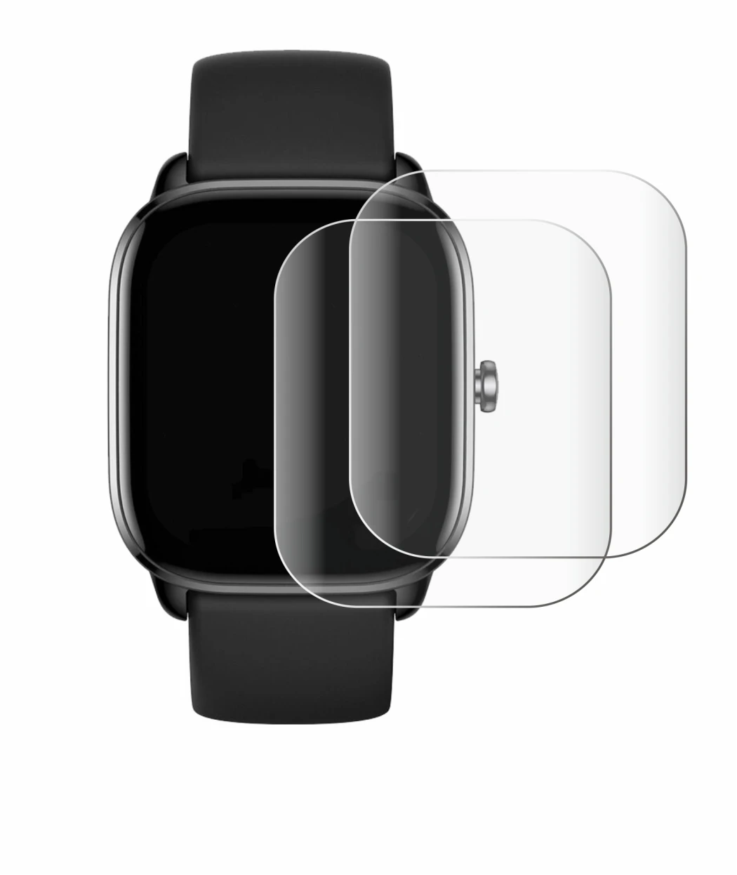 Image of the device Sector Smartwatch S-07 with a wide variety of screen protectors.