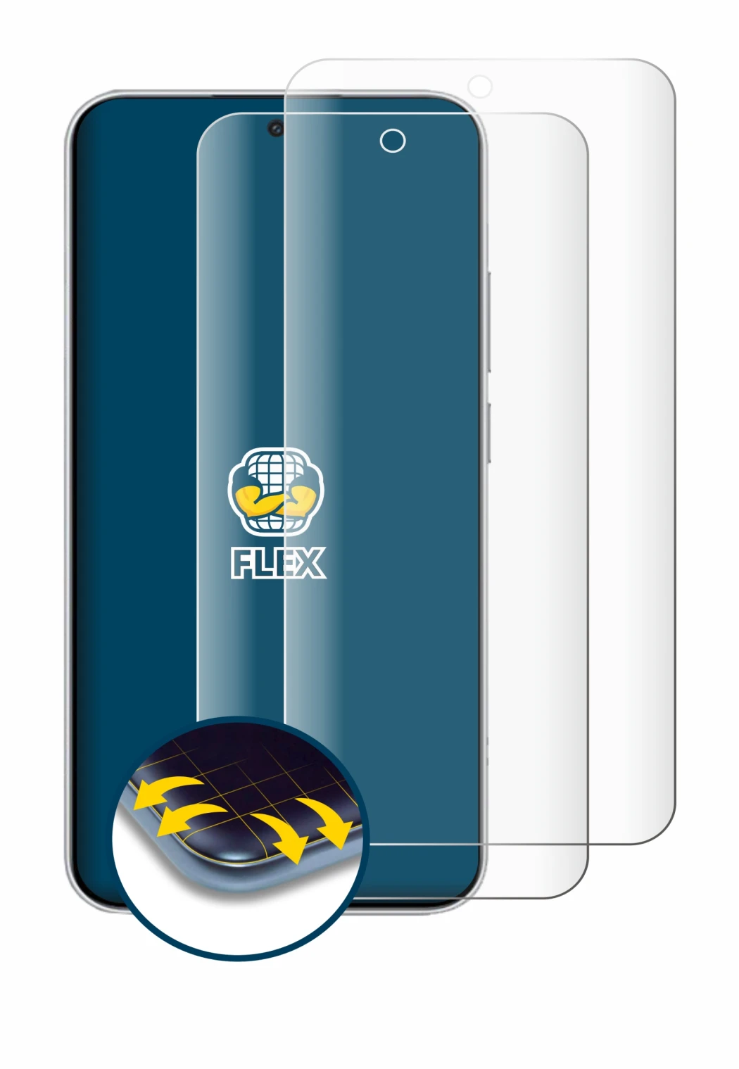 Image of the device Xiaomi Redmi Note 15 Pro with a wide variety of screen protectors.