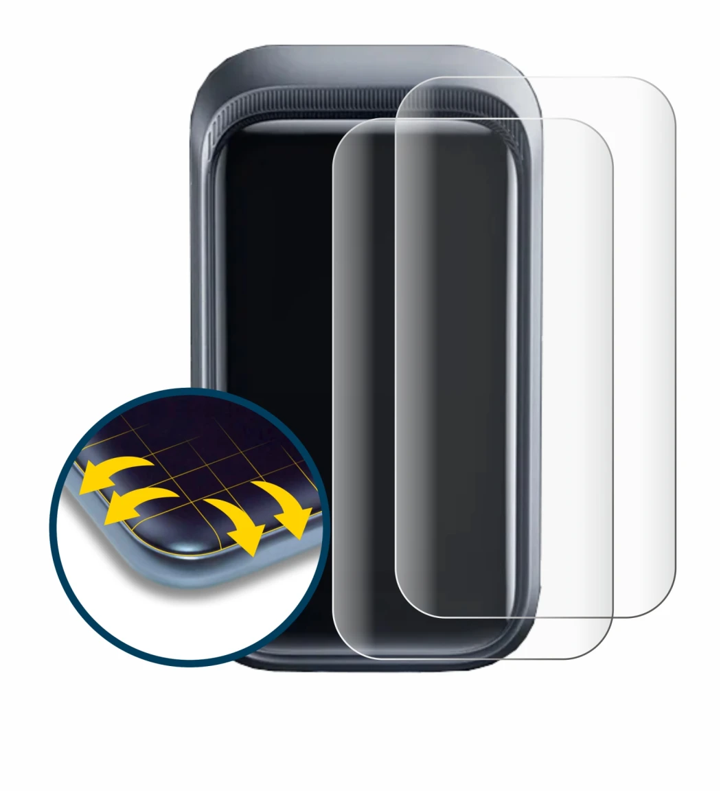 Image of the device Anker A2687 160W with a wide variety of screen protectors.