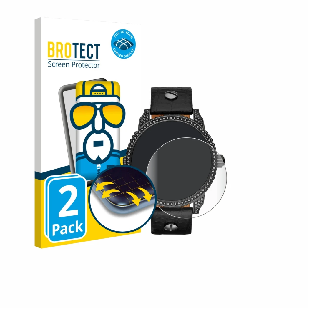 Front side of a product packaging with the brand logo BROTECT. Next to it is the device Diesel Mini Daddy shown with the corre