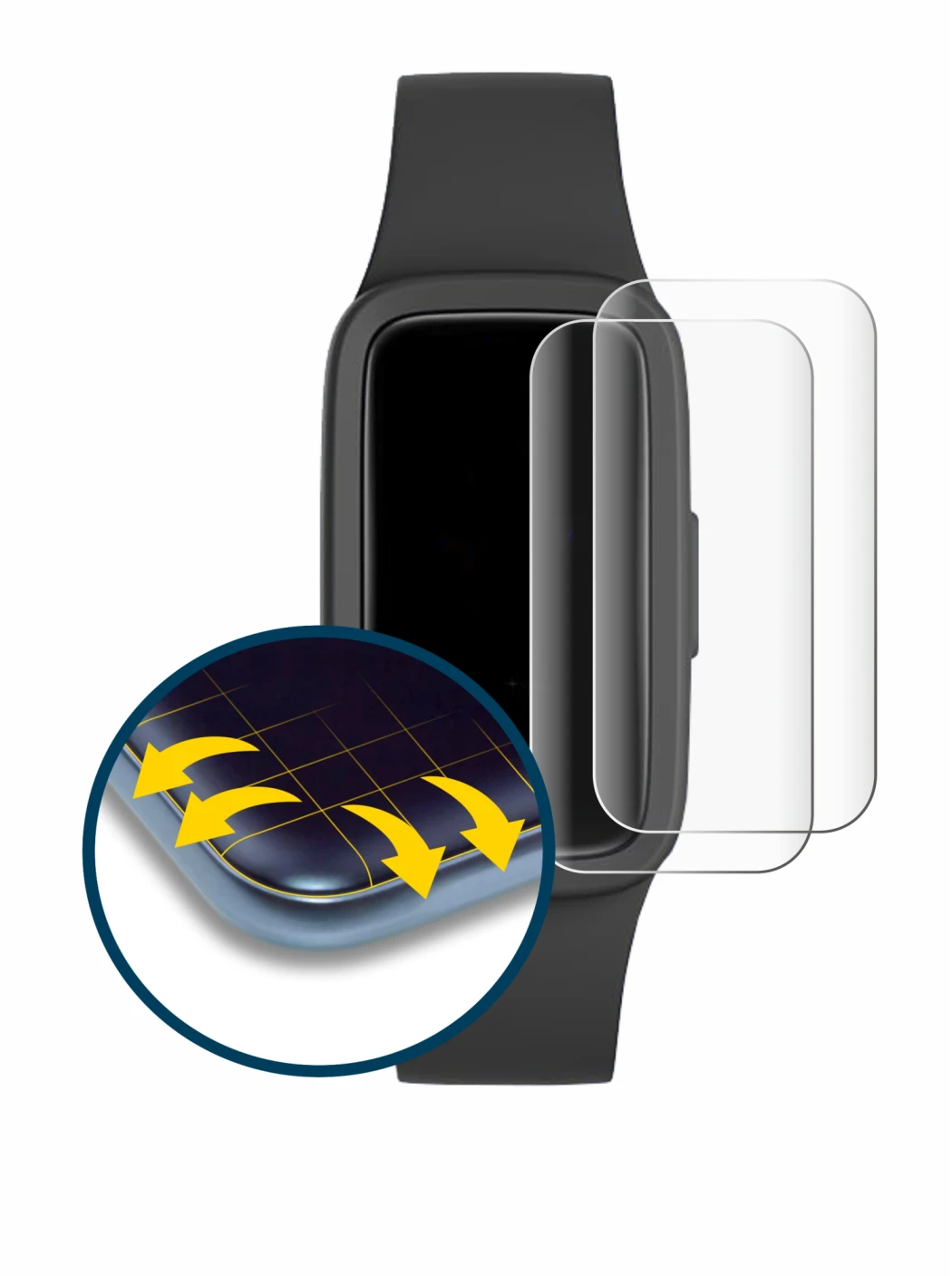 Image of the device Biggerfive Vigor 3 with a wide variety of screen protectors.