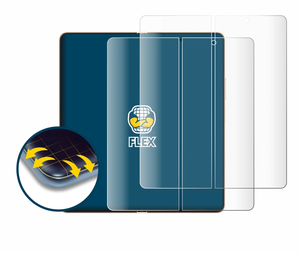 Image of the device Honor Magic V6 (Inner display) with a wide variety of screen protectors.