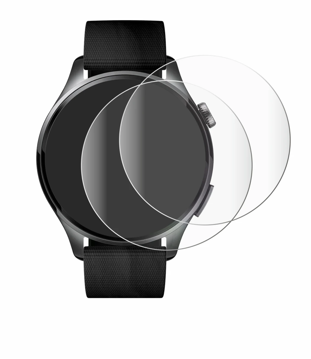 Image of the device Xiaomi Watch 5 (47 mm) with a wide variety of screen protectors.