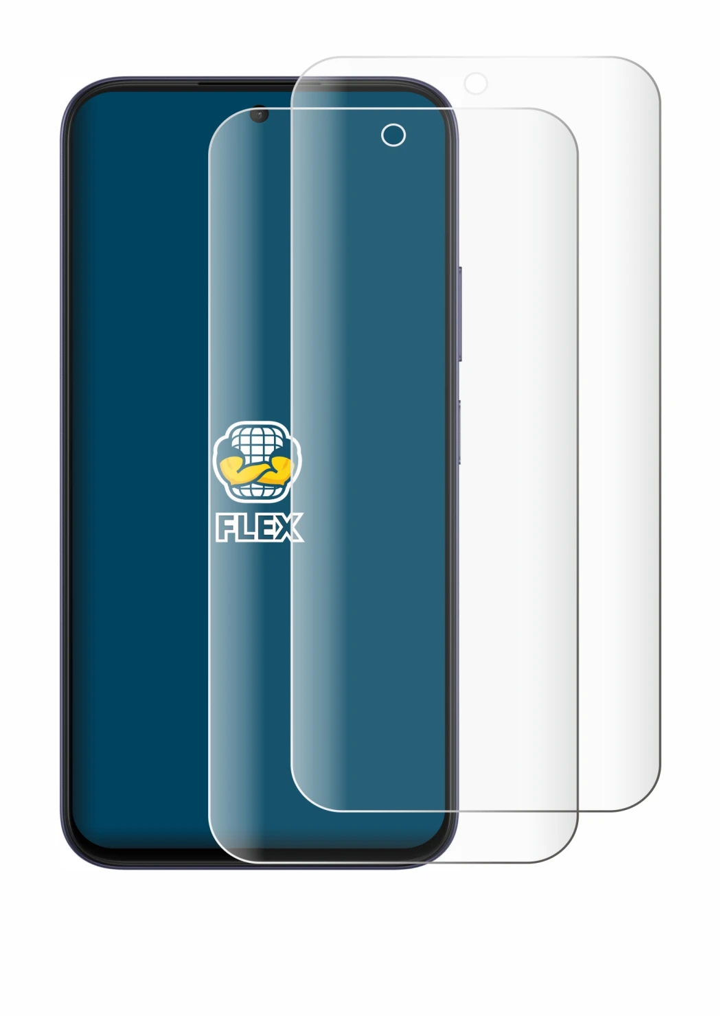 Image of the device Oppo A6k with a wide variety of screen protectors.