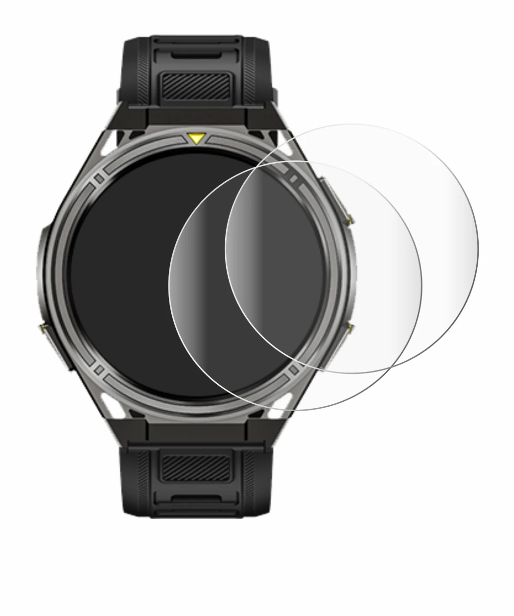 Image of the device Cubot GT5 with a wide variety of screen protectors.