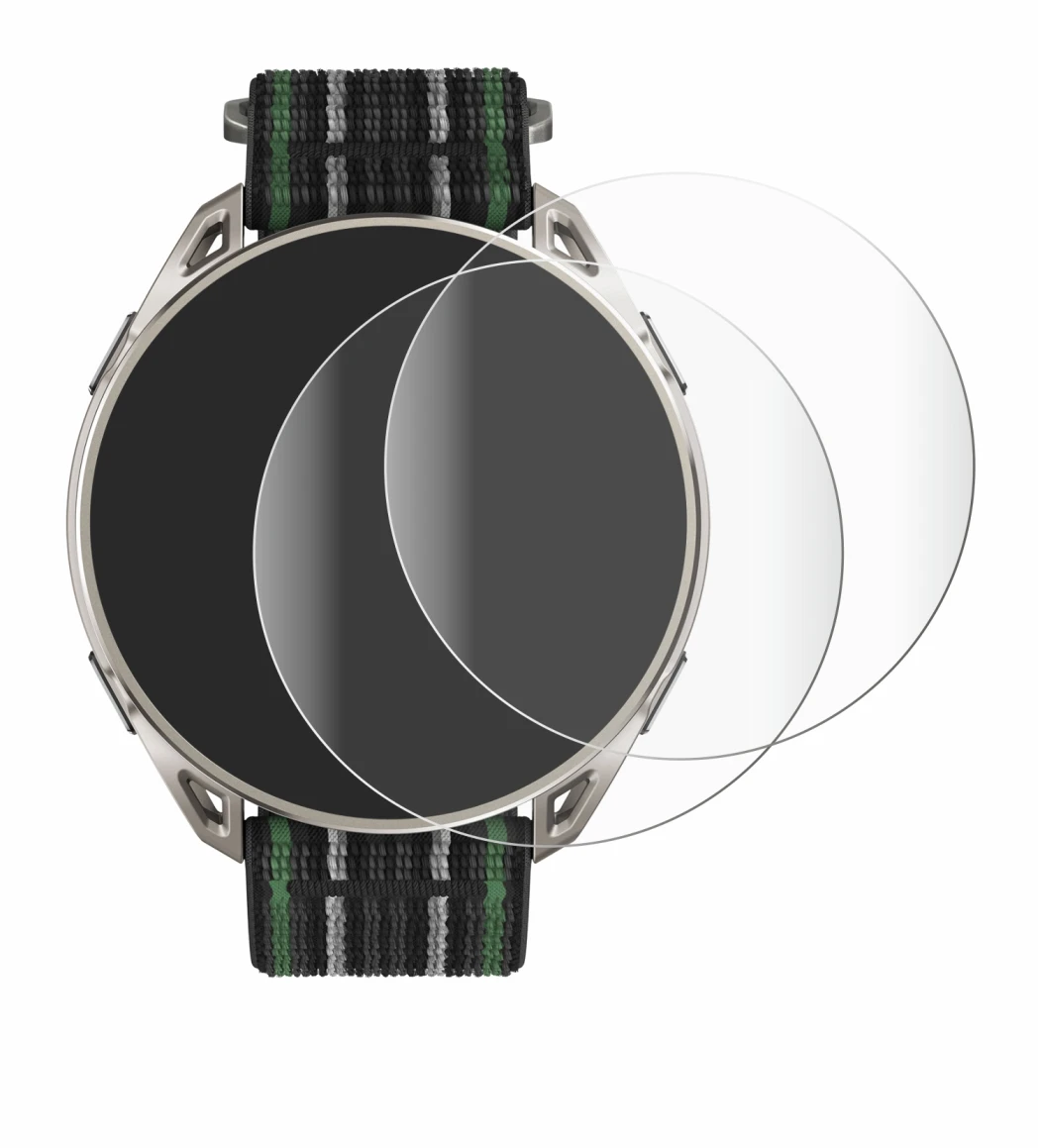Image of the device Amazfit Cheetah 2 Ultra with a wide variety of screen protectors.