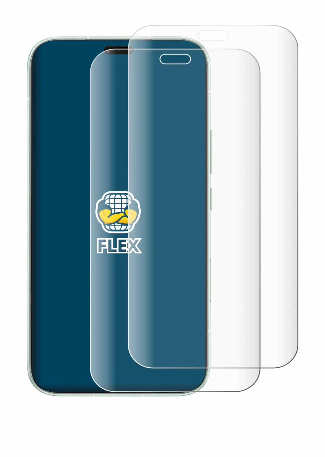 Image of the device Honor 600e with a wide variety of screen protectors.