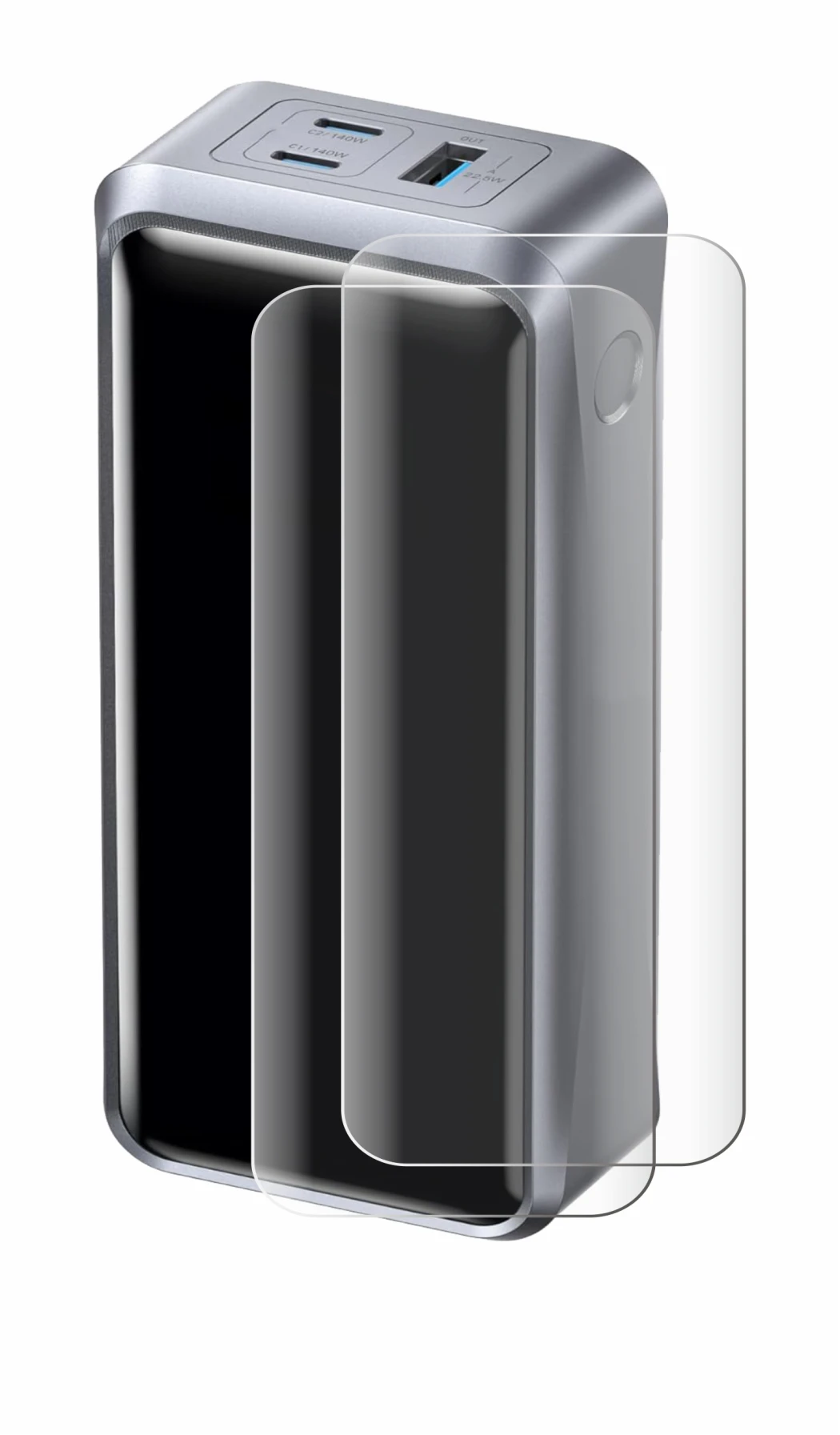 Image of the device Anker Prime A110A 300W with a wide variety of screen protectors.
