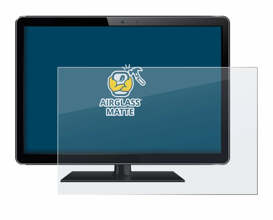 Image of the device with a wide variety of screen protectors.