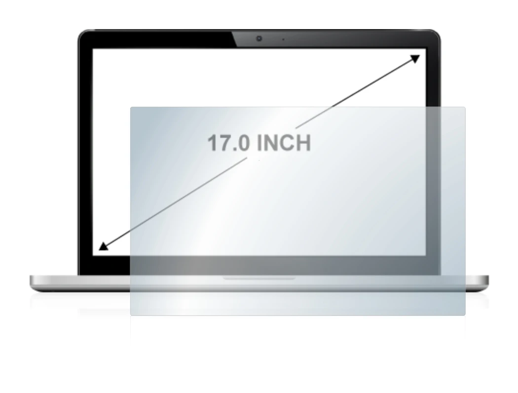 Image of the device with a wide variety of screen protectors.