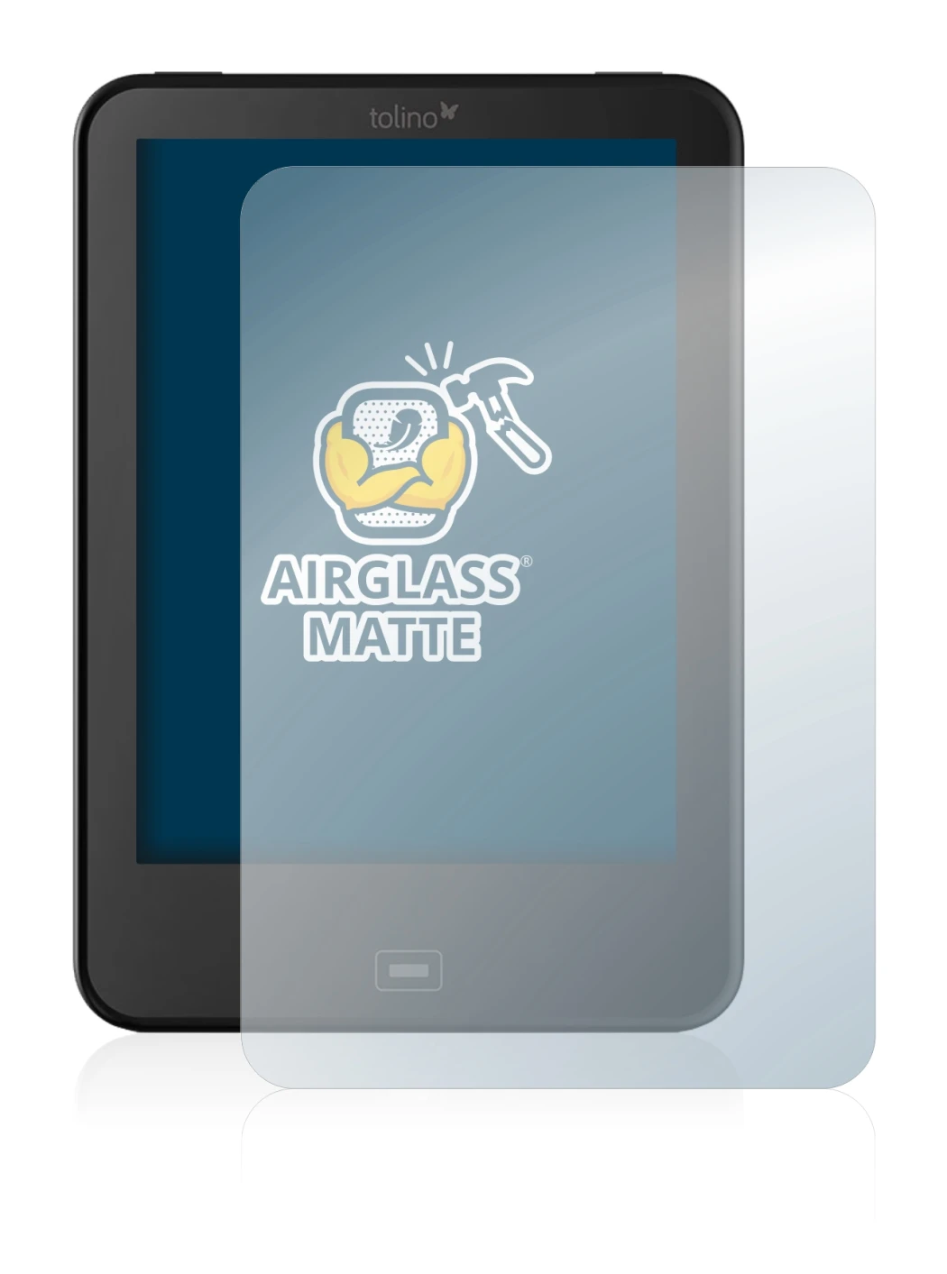 Image of the device Tolino Vision 4 HD with a wide variety of screen protectors.