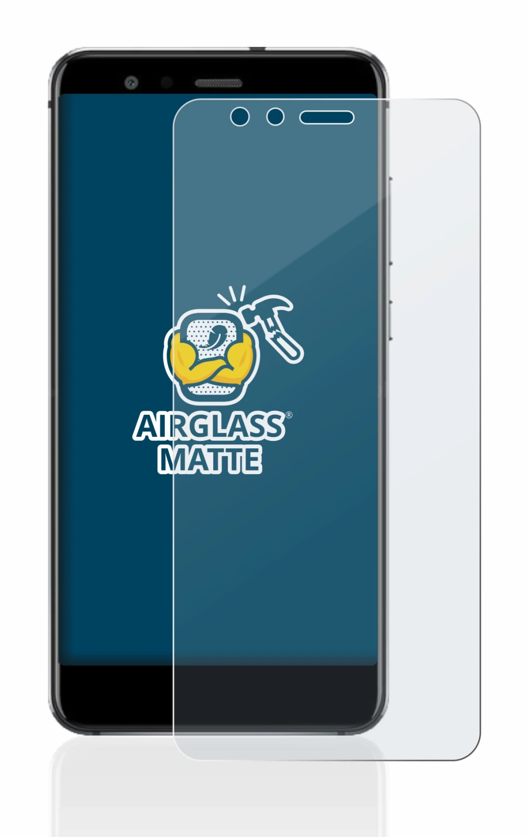 Image of the device Huawei P10 Lite with a wide variety of screen protectors.