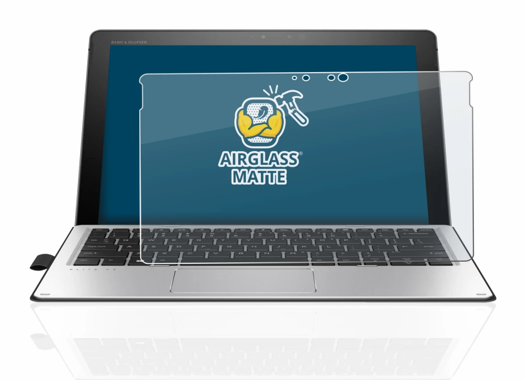 Image of the device HP Elite x2 1012 G2 with a wide variety of screen protectors.