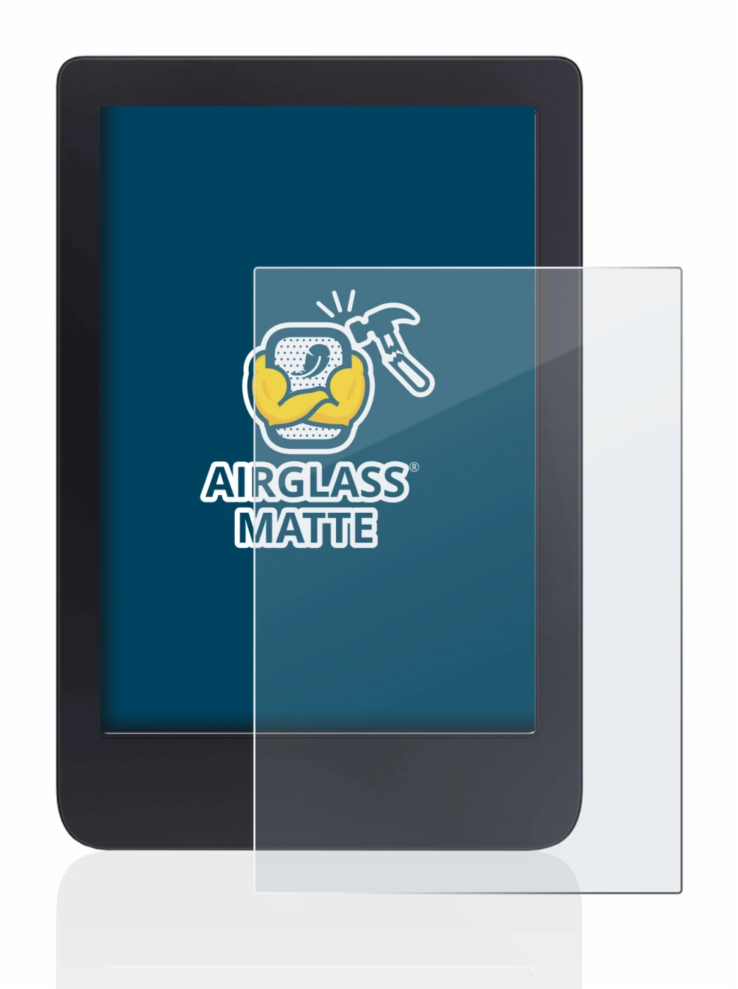 Image of the device Tolino Shine 3 with a wide variety of screen protectors.