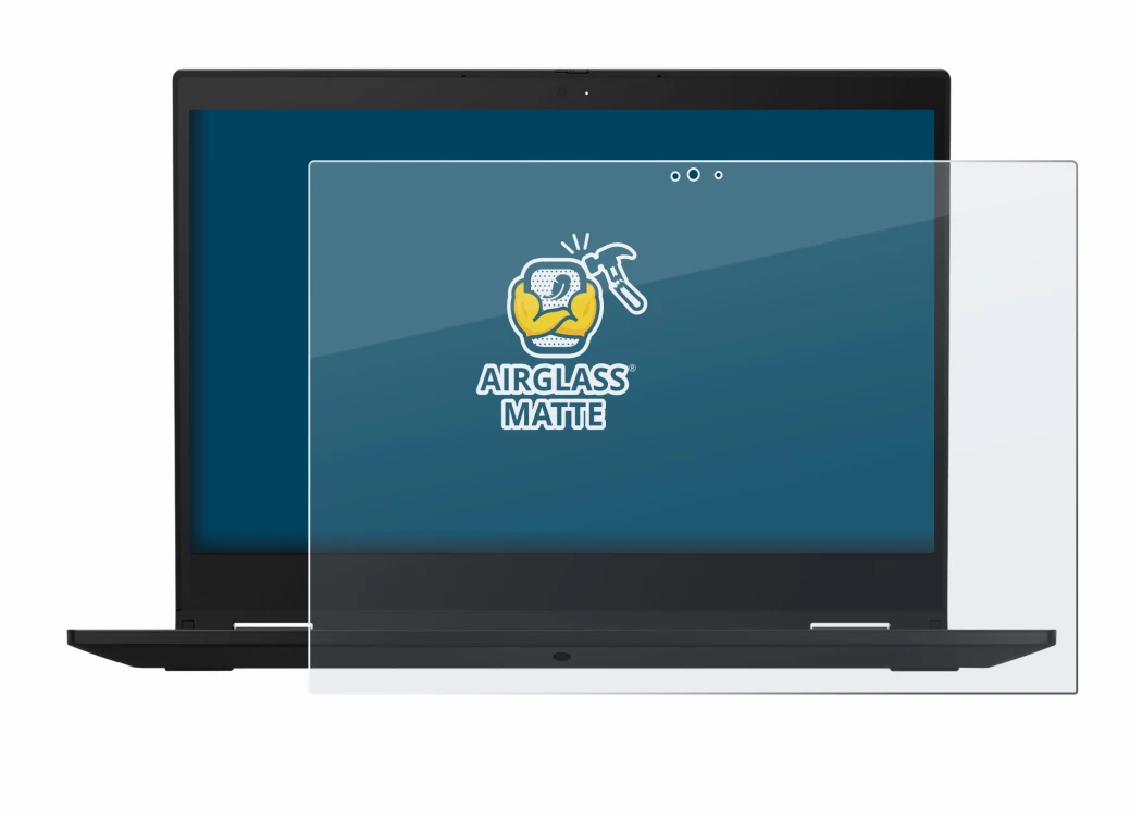 Image of the device Lenovo ThinkPad X390 Yoga with a wide variety of screen protectors.