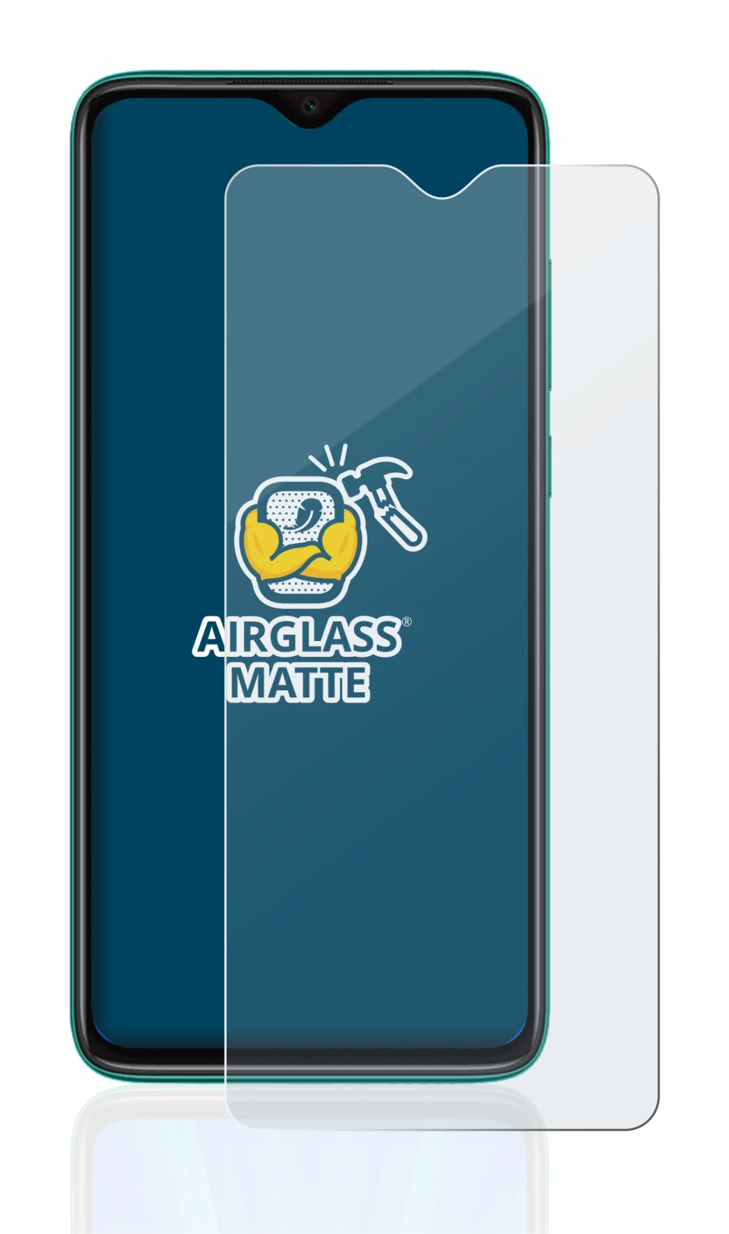 Image of the device Xiaomi Redmi Note 8 Pro with a wide variety of screen protectors.