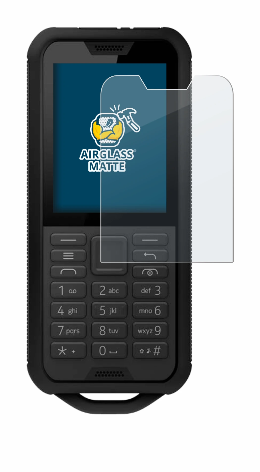 Image of the device Nokia 800 Tough with a wide variety of screen protectors.