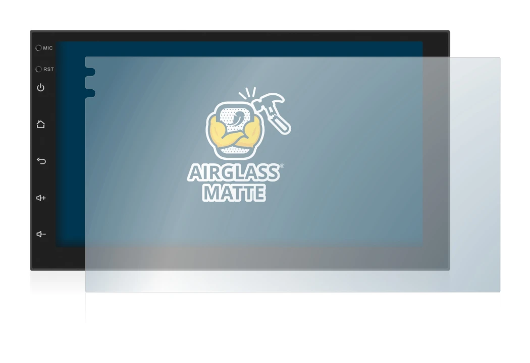 Image of the device Phonocar MediaStation 2Din with a wide variety of screen protectors.