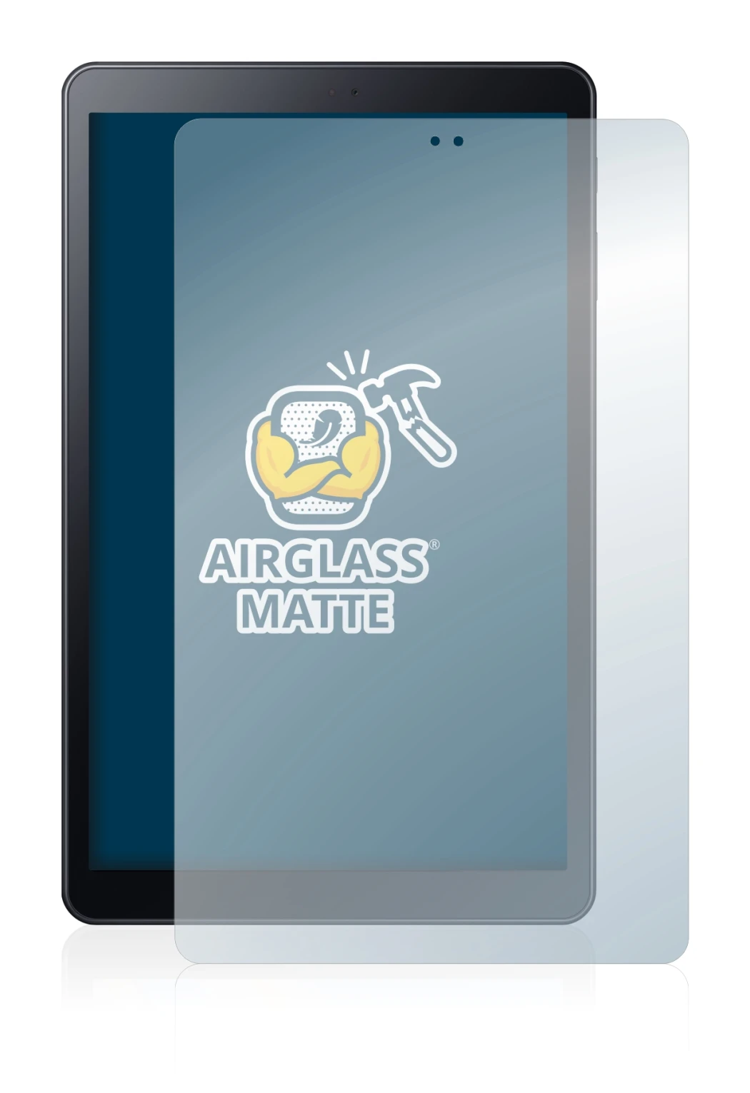 Image of the device Samsung Galaxy Tab A 10.5 WiFi 2018 with a wide variety of screen protectors.