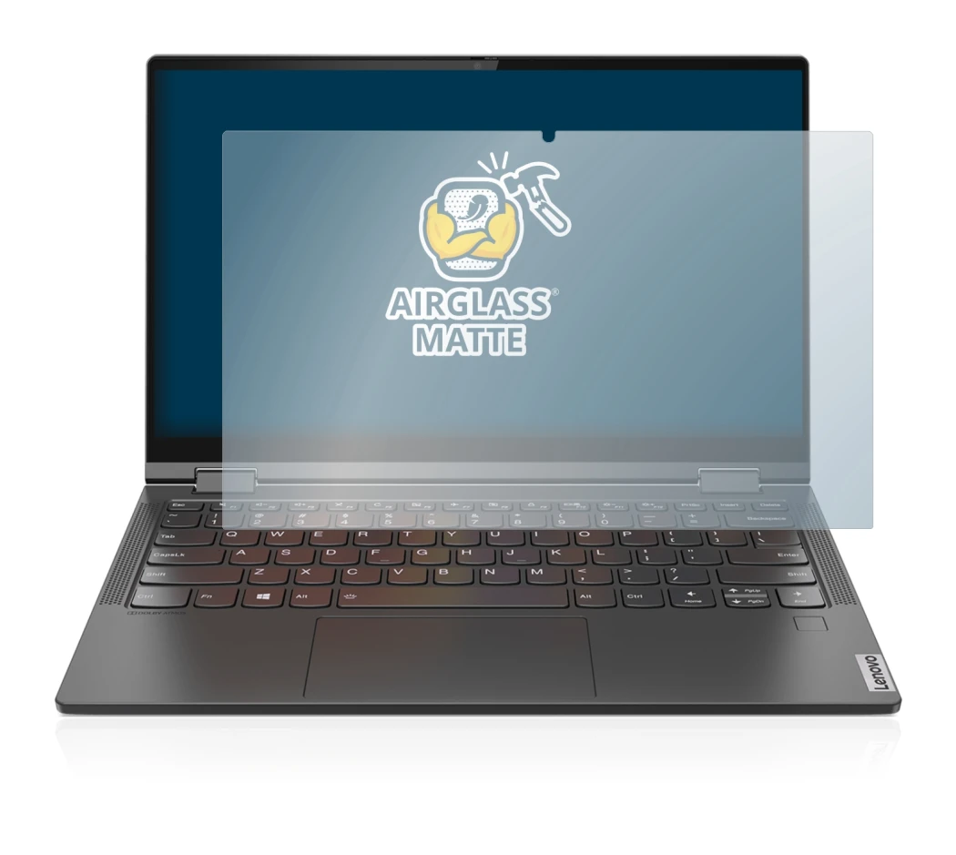 Image of the device Lenovo Yoga C640 with a wide variety of screen protectors.