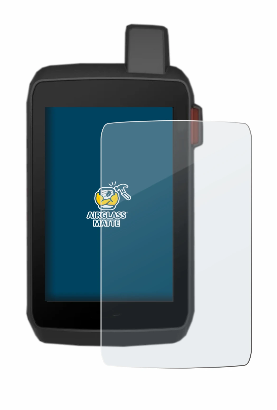 Image of the device Garmin Montana 700 with a wide variety of screen protectors.