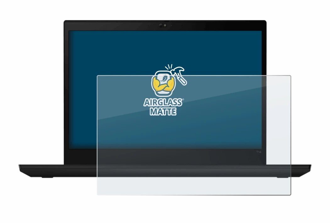 Image of the device Lenovo ThinkPad T14 Gen 1 with a wide variety of screen protectors.