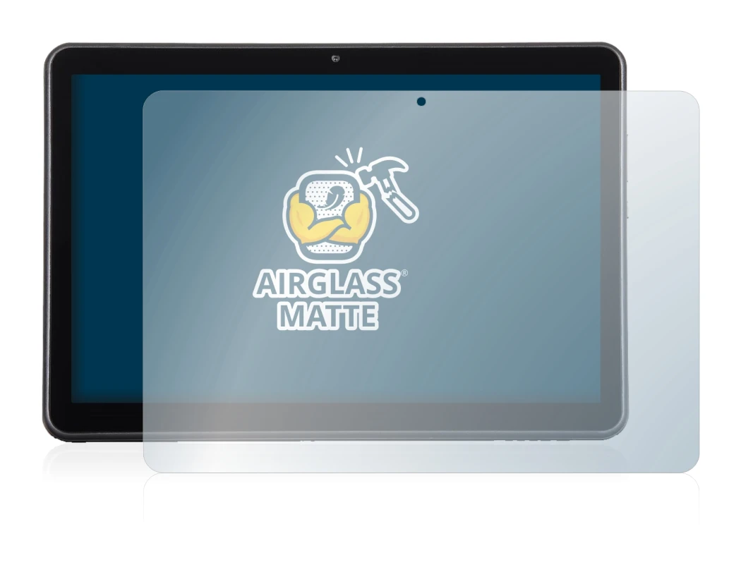 Image of the device Wortmann Terra Pad 1006 with a wide variety of screen protectors.