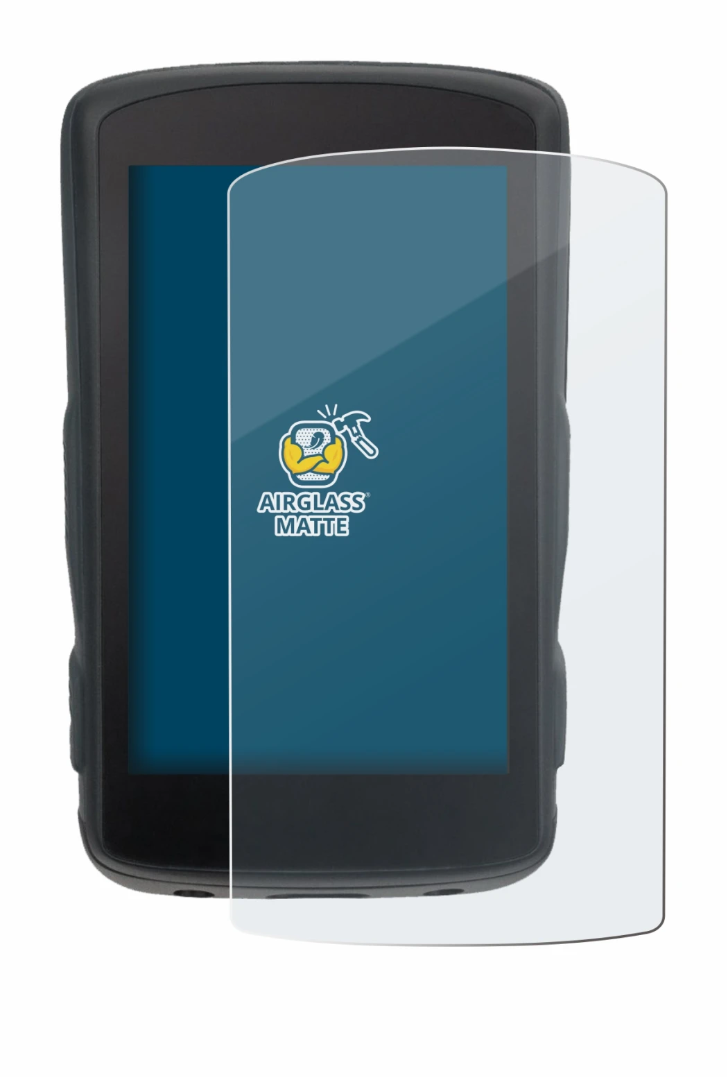 Image of the device Hammerhead Karoo 2 with a wide variety of screen protectors.