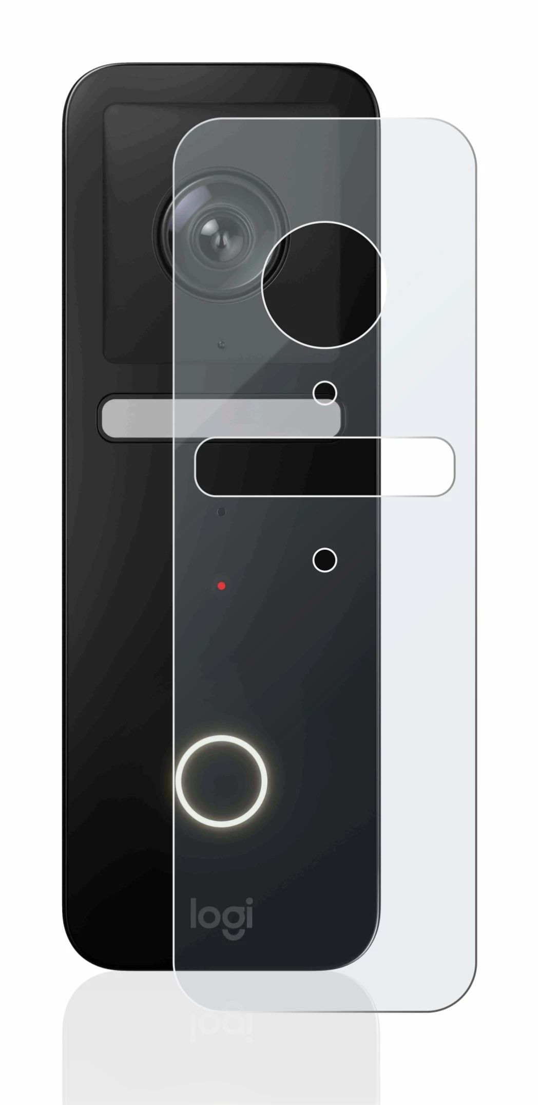 Image of the device Logitech Circle View Doorbell with a wide variety of screen protectors.