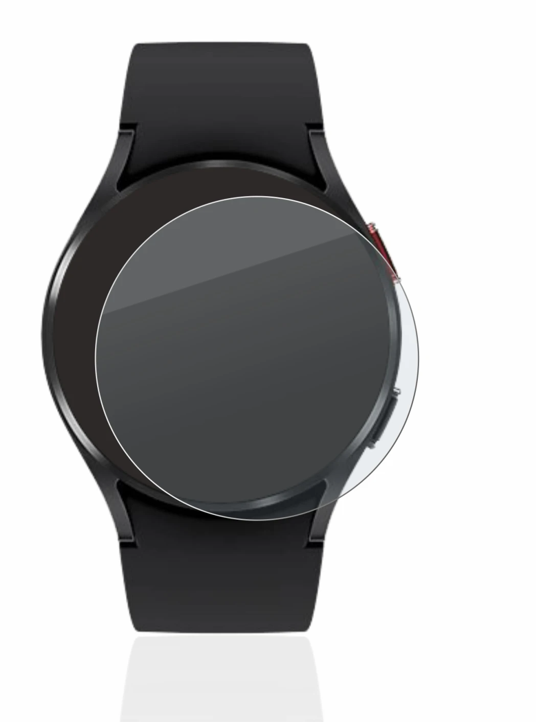 Image of the device Samsung Galaxy Watch 4 (40mm) with a wide variety of screen protectors.