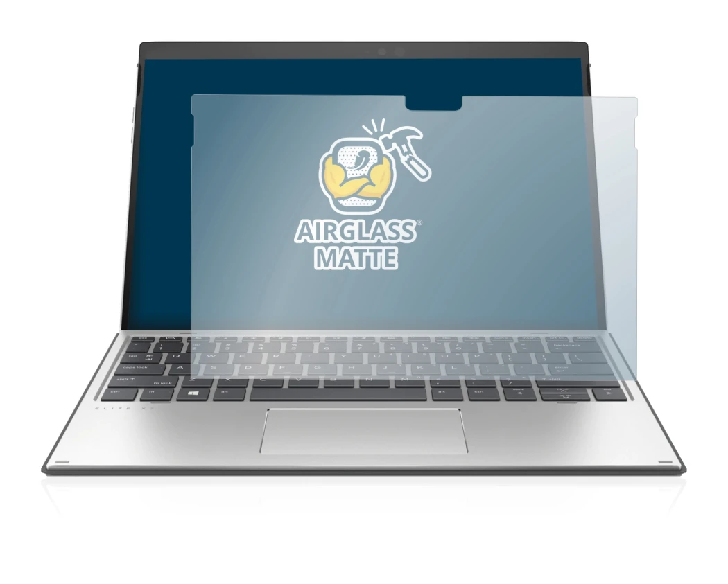 Image of the device HP Elite x2 G8 with a wide variety of screen protectors.