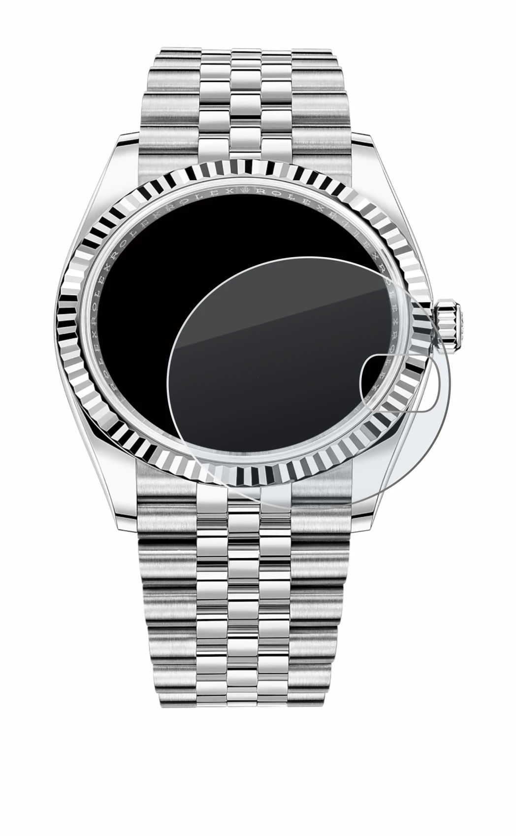 Image of the device Rolex Datejust 36 with a wide variety of screen protectors.