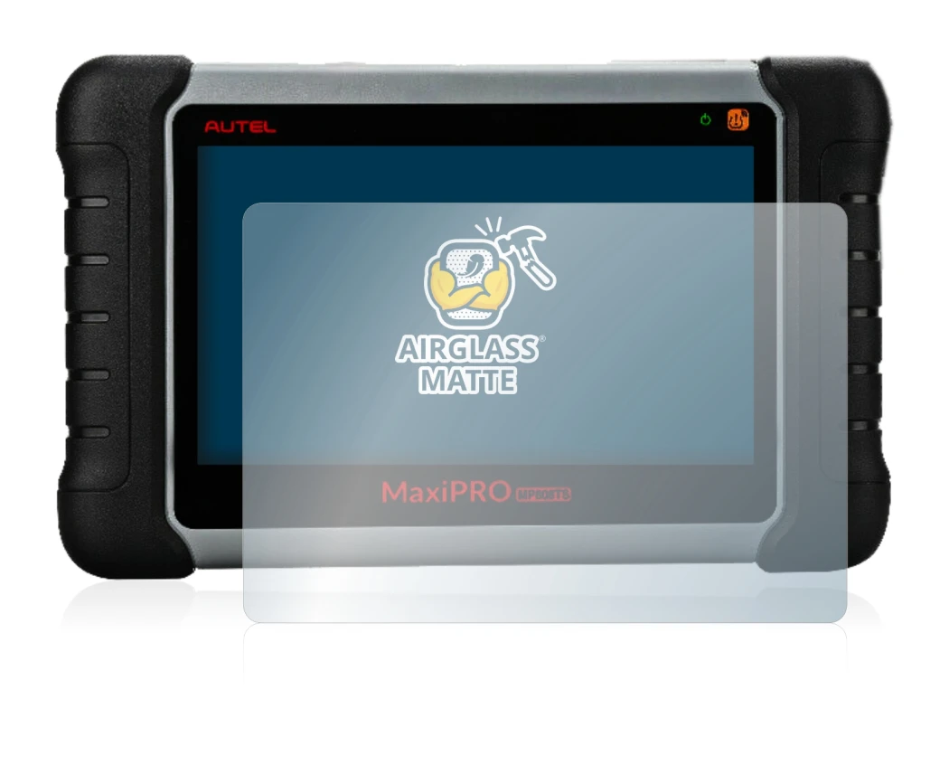 Image of the device Autel MaxiPRO MP808TS with a wide variety of screen protectors.