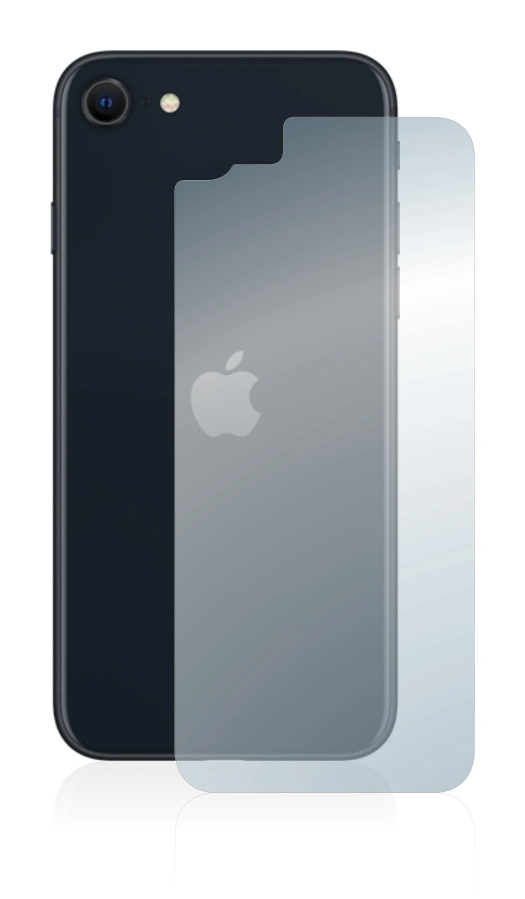 Image of the device Apple iPhone SE 3 2022 (Back) with a wide variety of screen protectors.