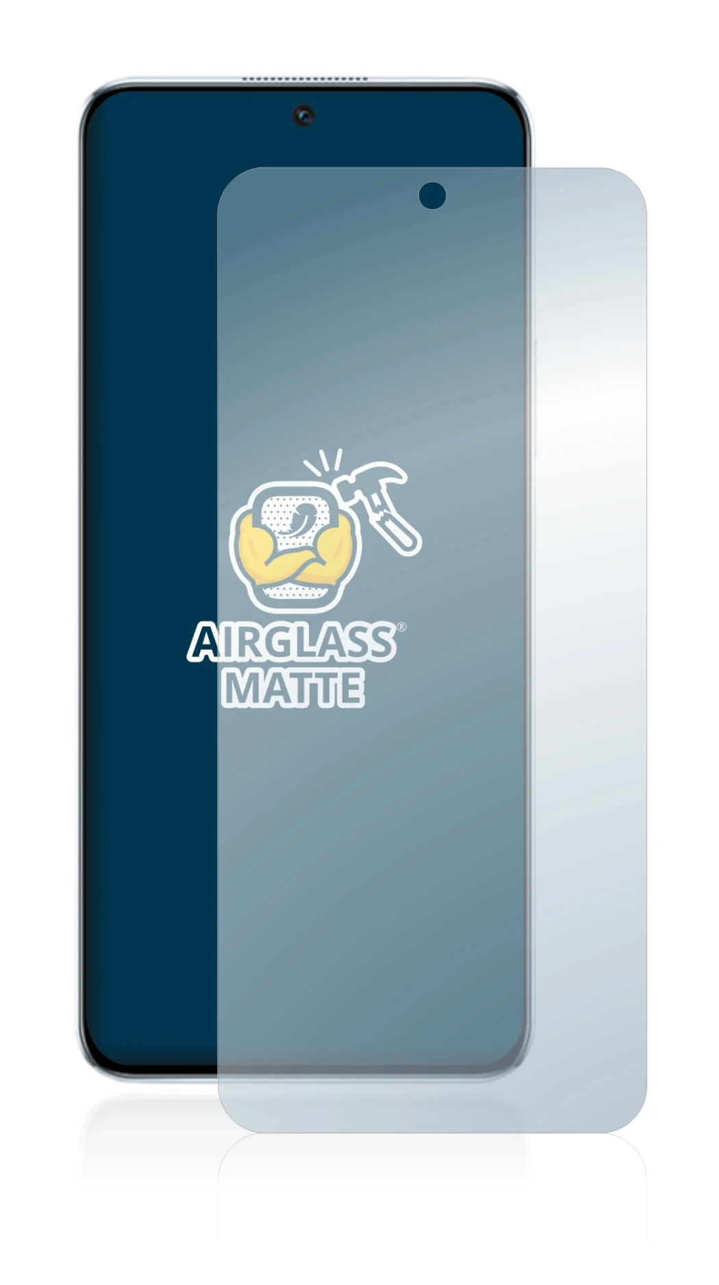 Image of the device Honor X8 with a wide variety of screen protectors.