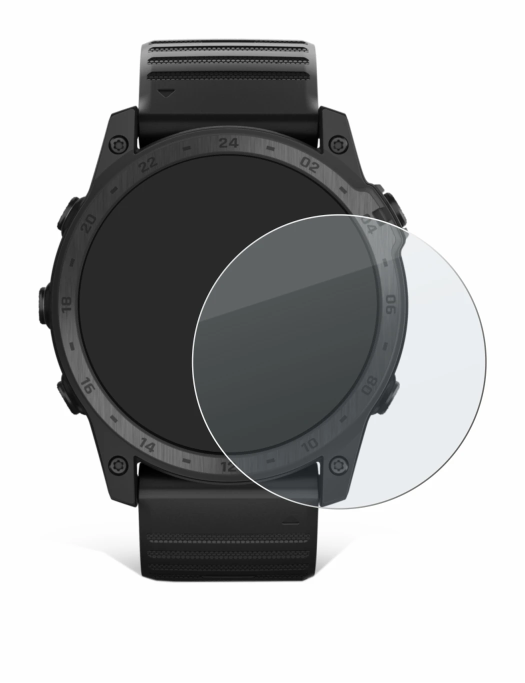 Image of the device Garmin Tactix 7 Pro Ballistics with a wide variety of screen protectors.