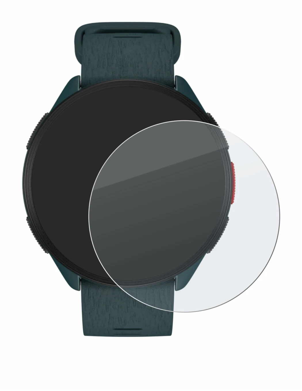 Image of the device Polar Pacer with a wide variety of screen protectors.