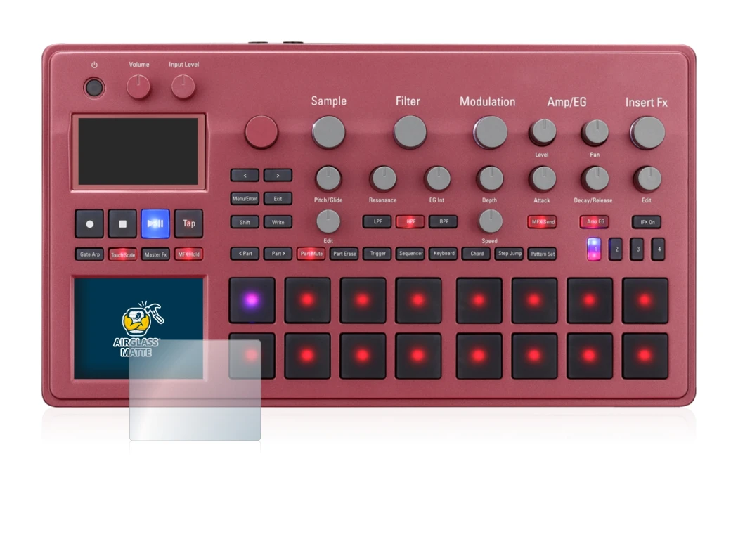 Image of the device KORG electribe Sampler with a wide variety of screen protectors.