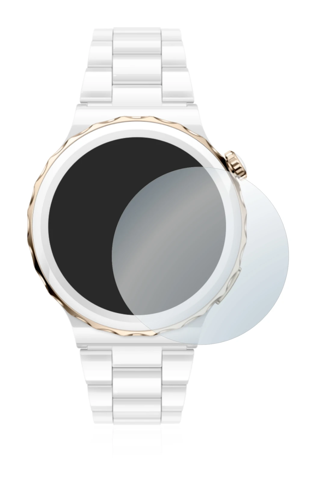 Image of the device Huawei Watch GT 3 Pro Ceramic (43mm) with a wide variety of screen protectors.