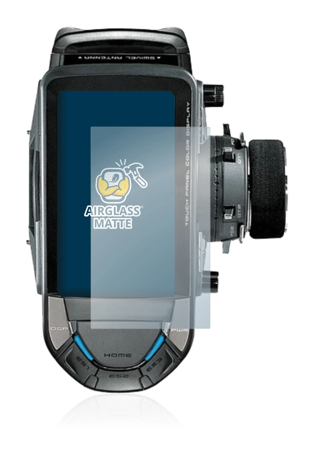 Image of the device Futaba 10PX with a wide variety of screen protectors.