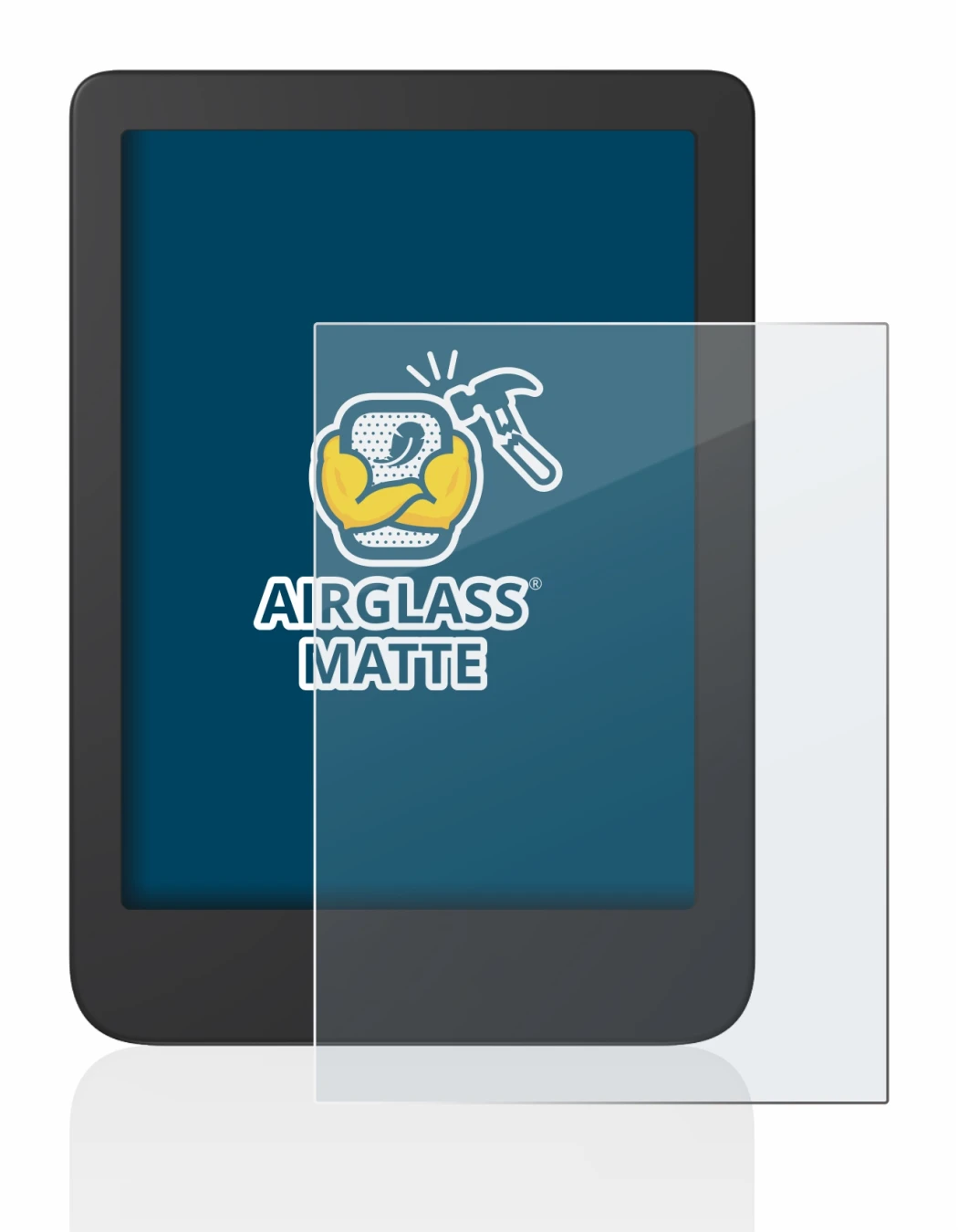 Image of the device Tolino Shine 4 with a wide variety of screen protectors.