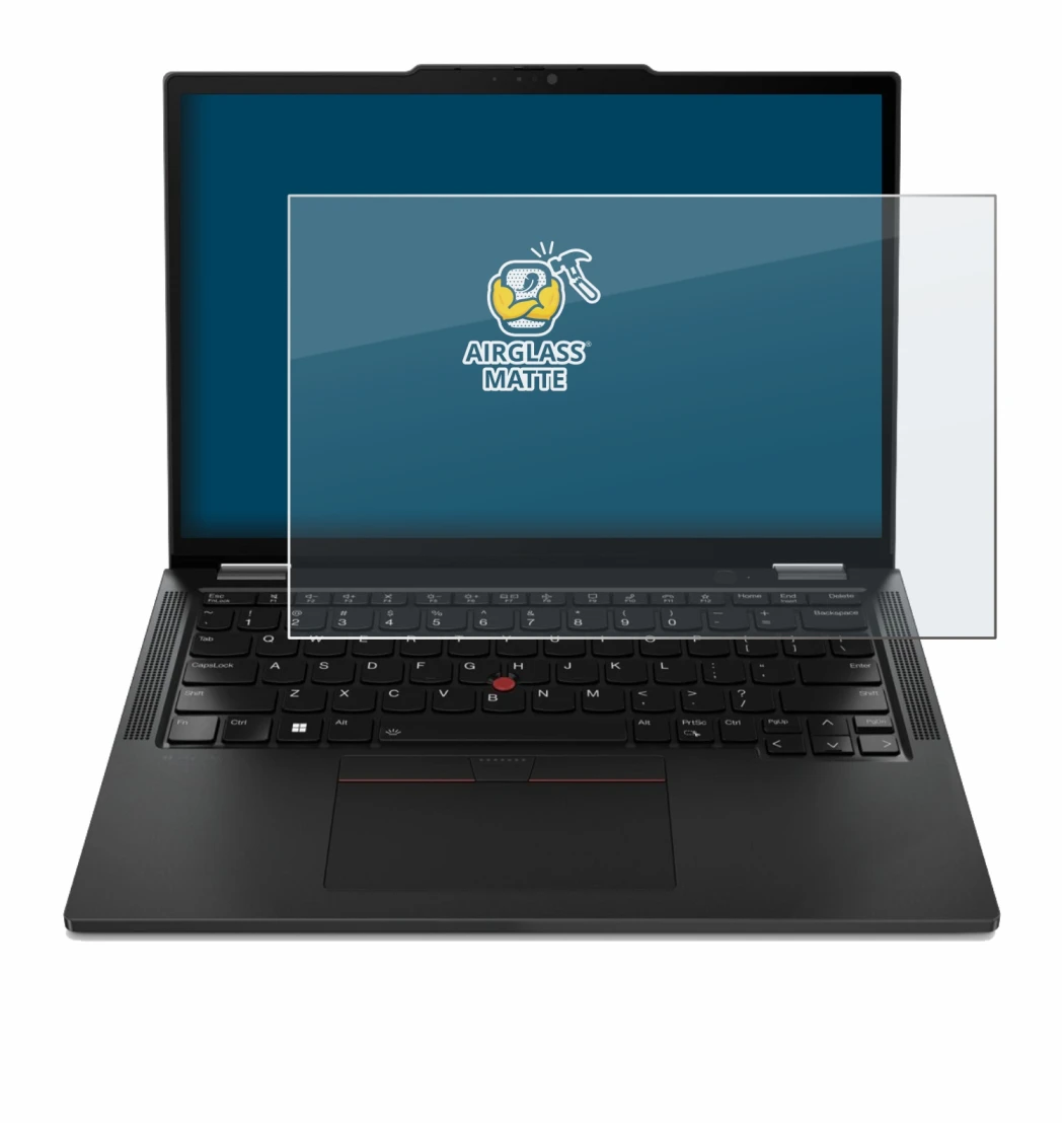 Image of the device Lenovo ThinkPad X13 Gen 4 with a wide variety of screen protectors.