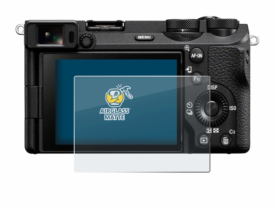 Image of the device Sony Alpha 6700 with a wide variety of screen protectors.