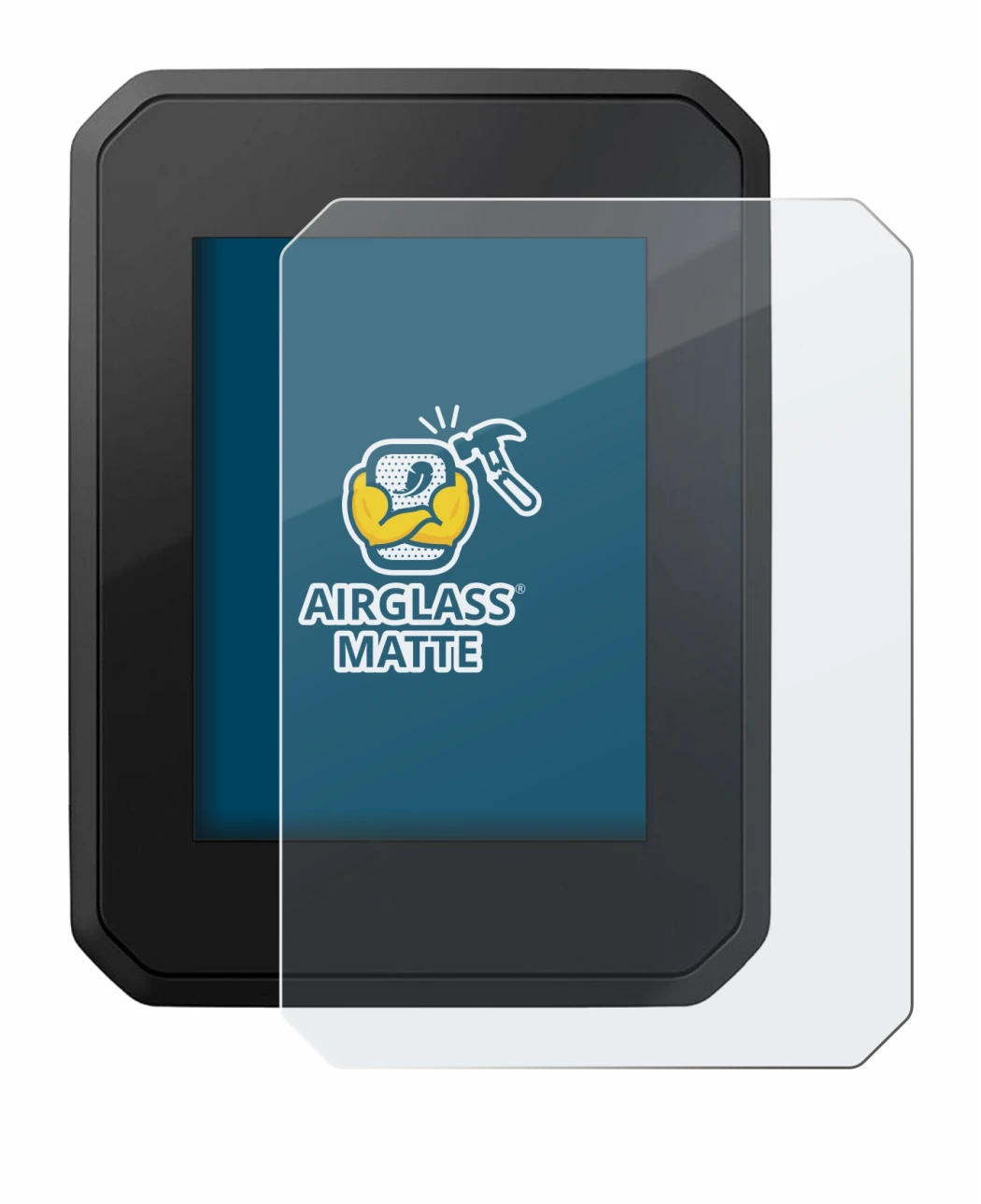 Image of the device FIT Display Compact with a wide variety of screen protectors.