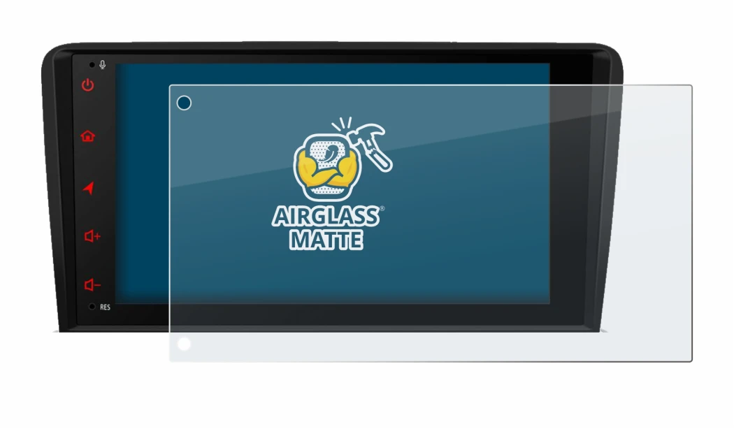 Image of the device Xtrons PSA80A3AL with a wide variety of screen protectors.