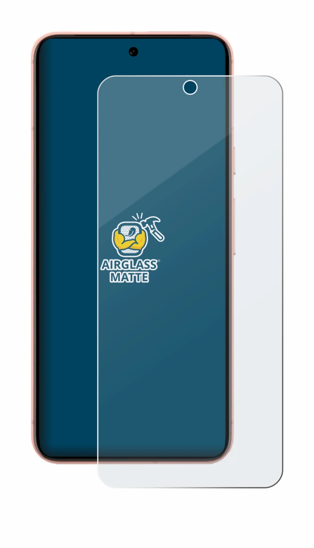 Image of the device Google Pixel 8 (case-friendly) with a wide variety of screen protectors.