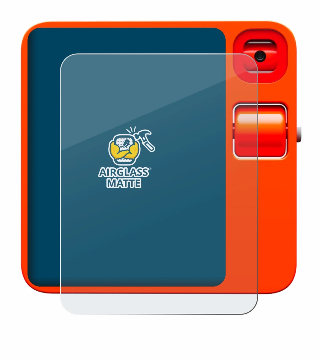 Image of the device rabbit r1 with a wide variety of screen protectors.