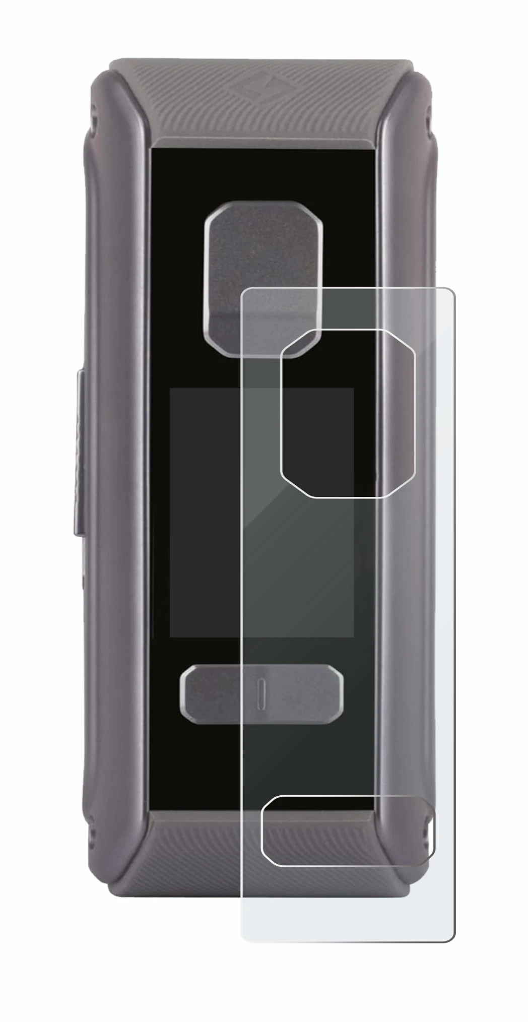 Image of the device GeekVape Aegis Max2 / Max100 with a wide variety of screen protectors.