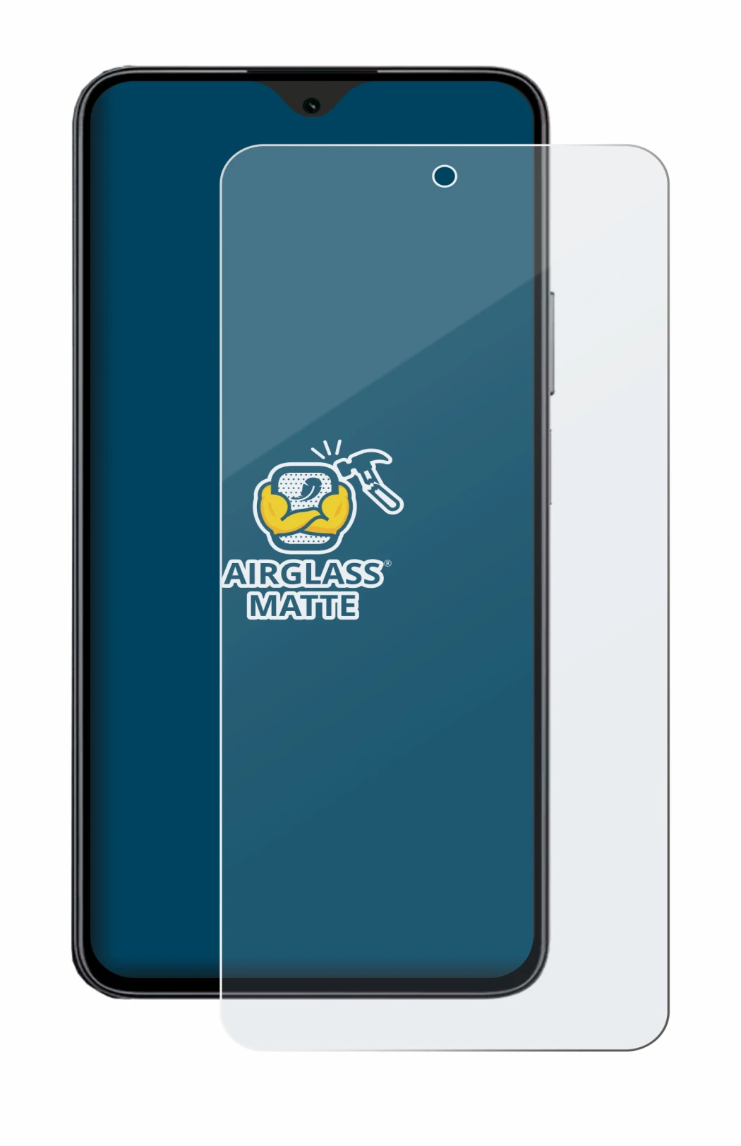 Image of the device Honor 90 Smart with a wide variety of screen protectors.